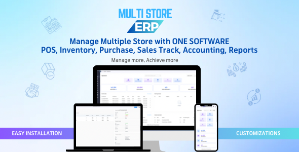 ERP - ERP Multi Store, Multi Shop POS, Inventory, Invoice Software ERP - ERP Multi Store, Multi Shop POS, Inventory, Invoice Software