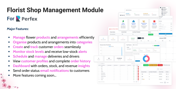 Florist Shop Management Module for Perfex CRM Florist Shop Management Module for Perfex CRM