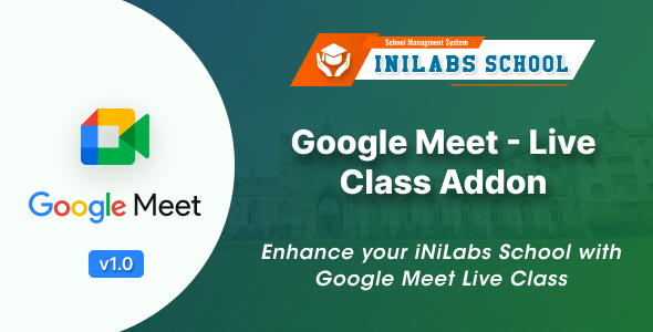 Google Meet: Live class and Meeting Add-on Google Meet: Live class and Meeting Add-on