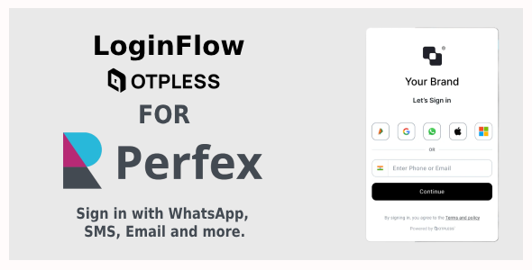 LoginFlow – Otpless for Perfex CRM LoginFlow – Otpless for Perfex CRM