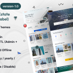MultiEstate - Multitenant Real Estate Platform (White Label)