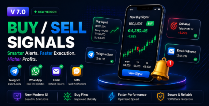 MyTrade - Forex Crypto Trading Signal Platform with Telegram WhatsApp