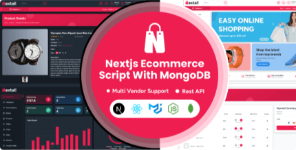 Nextall – Multivendor Ecommerce Marketplace Script with Next js, Node js MongoDB
