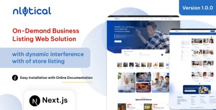 Nlytical – Subscription-Based Business Listing Directory Website Add-on (Next.js)