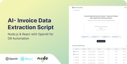 PDF Invoice Data Extraction to MongoDB – Node.js React with OpenAI