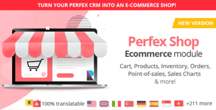 Perfex Shop - eCommerce, POS Inventory Management Module for Products Services