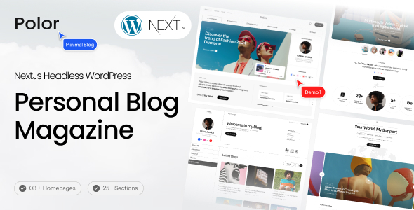 Polor - NextJs Headless WordPress Blog Magazine Polor - NextJs Headless WordPress Blog Magazine