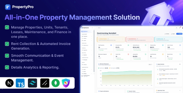 PropertyPro – Property Tenant Management Software | Next.js, MongoDB PropertyPro – Property Tenant Management Software | Next.js, MongoDB