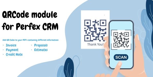 QR Code addon module for Perfex CRM QR Code addon module for Perfex CRM