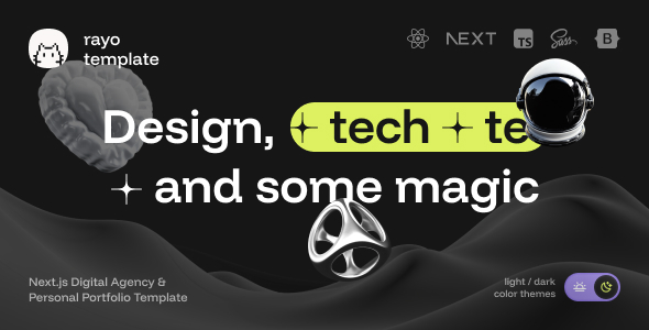 Rayo - Digital Agency Personal Portfolio NextJs Template Rayo - Digital Agency Personal Portfolio NextJs Template