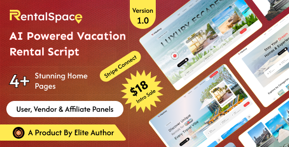 RentalSpace - Vacation Rental Script RentalSpace - Vacation Rental Script
