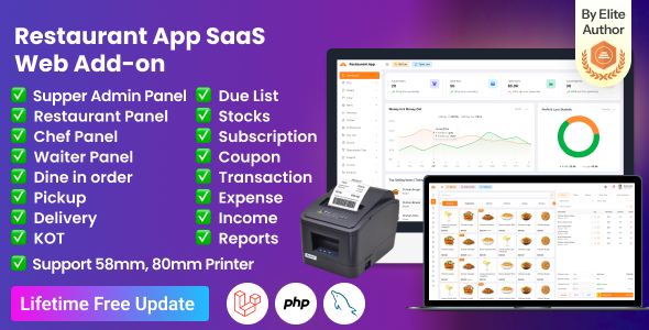 Restaurant App SaaS Web Add-on Restaurant App SaaS Web Add-on
