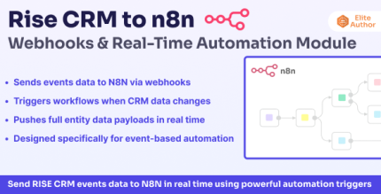 Rise CRM to n8n – Webhooks Real-Time Automation Plugin