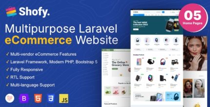 Shofy - eCommerce Multivendor Marketplace Laravel Platform