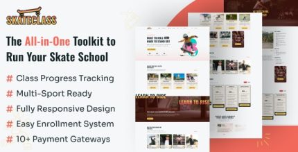 SkateClass - Skating School Class Management System