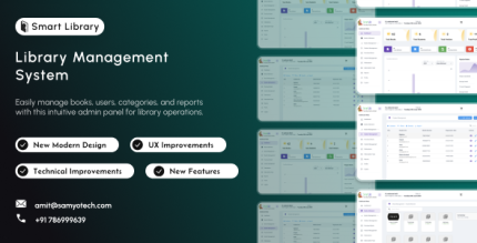 Smart Library | Library Management System | Books Management System | Publications Management