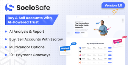 SocioSafe - Buy Sell Accounts With AI-Powered Trust