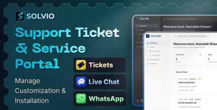 Solvio – Real-Time Customer Support Ticket Live Chat System with Knowledge Base