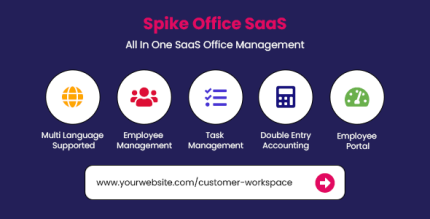 Spike Office SaaS - Multi Tenant Complete Payroll Office Management System