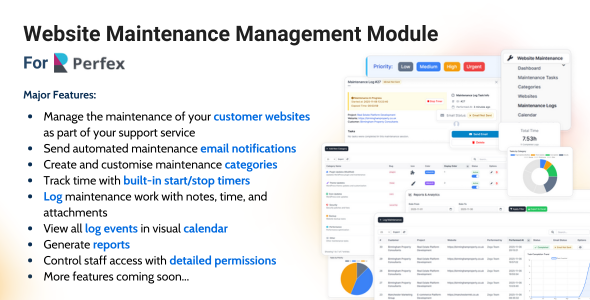 Website Maintenance Management Module for Perfex CRM Website Maintenance Management Module for Perfex CRM