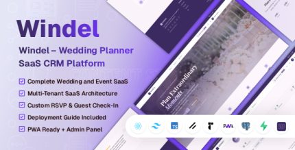 Windel – Wedding Planner Event Management SaaS Platform JS Script