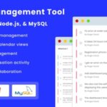 Angular + Node.js + MySQL Project Management Tool