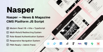 Nasper | News Magazine JS Script