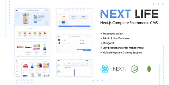 NextLife - Next.js Ecommerce CMS