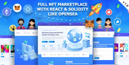 NFT WorkSea - Full NFT Marketplcae with React & Solidity Like Opensea
