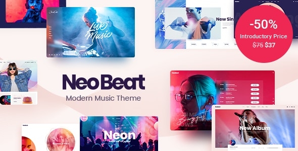 NeoBeat – Music WordPress Theme