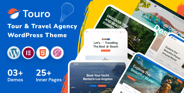 Touro – Travel Tour Booking WordPress Theme